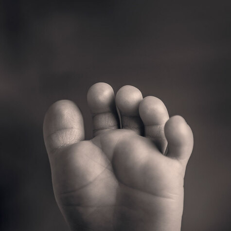 عکاسی دست و پا نوزاد